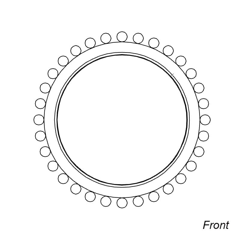 Зеркало Circle view 4